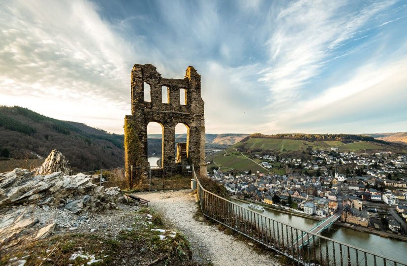Grevenburg Castle Ruins, Traben-Trarbach, Germany, Germany